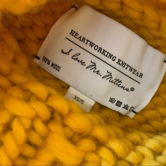 ✖️SOLD✖️ I Love Mr. Mittens Diamond Sleeve Sweater - Picture 3 of 4